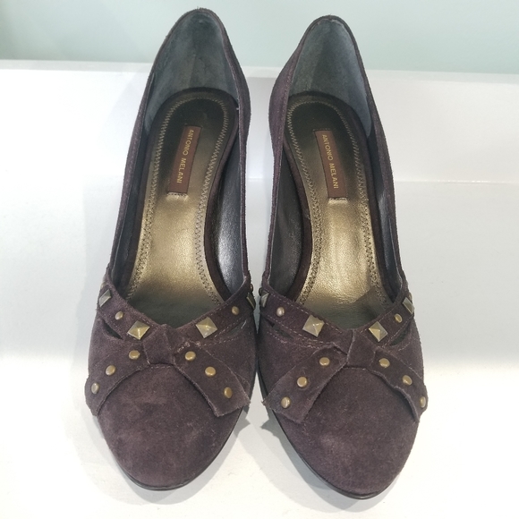 NEW Antonio Melani Sued Pumps - Picture 4 of 8